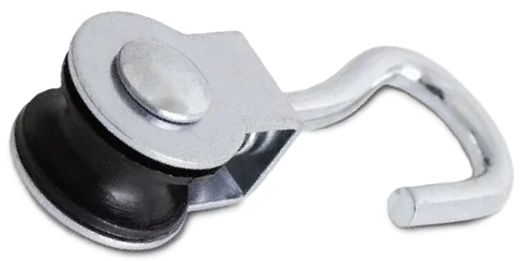 15mm katrol met draaibare haak - hangkatrol&nbsp;- katrolschijf - katrolletje&nbsp;- kleine katrol - katrollen dx