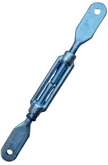 m12 spanner met bladeind verzinkt&nbsp;- bladeindspanner - windverpandspanner - schoorspanner - draadspanner