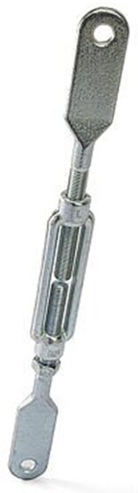m12 spanner met bladeind verzinkt&nbsp;- bladeindspanner - windverpandspanner - schoorspanner - draadspanner