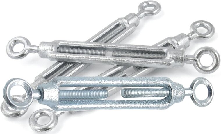 m10&nbsp;draadspanner&nbsp;oog - oog verzinkt - spanner - spanschroef - windverbandspanner - constructiespanner - schoorspa