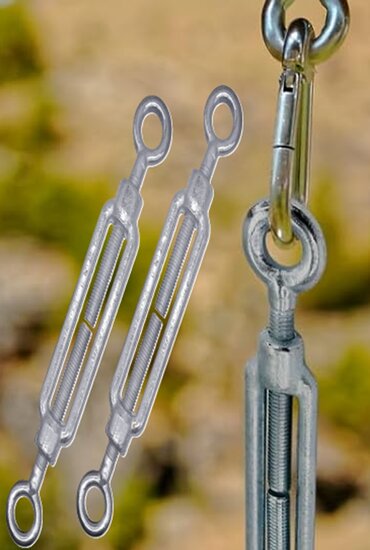 m10&nbsp;draadspanner&nbsp;oog - oog verzinkt - spanner - spanschroef - windverbandspanner - constructiespanner - schoorspa