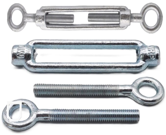 m8 draadspanner&nbsp;oog - oog verzinkt - spanner - spanschroef - windverbandspanner - constructiespanner - schoorspanner&amp;#x0
