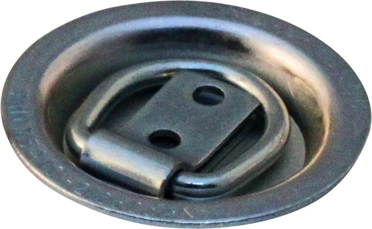 80 mm rond vloeroog - vloeranker - bindoog &nbsp;- sjoroog - vastzetoog - vloerring - aanhangeroog - ladingoog verzonken