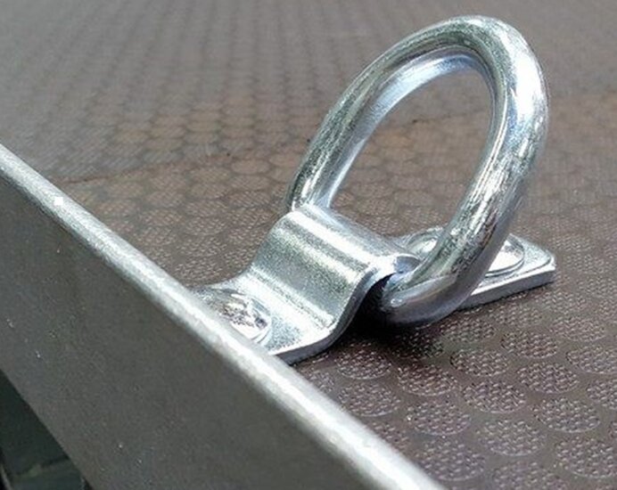 70 x 25 mm vloerring - vloeroog - bindoog - sjoroog voor de aanhanger - vloeroog aanhangwagen