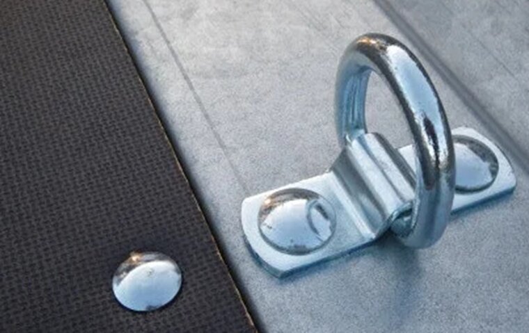 95 x 40 mm vloerring groot los - vloeranker&nbsp;- sjoroog - bindoog - aanhangeroog - vastzetoog - vloerring aanhangwagen