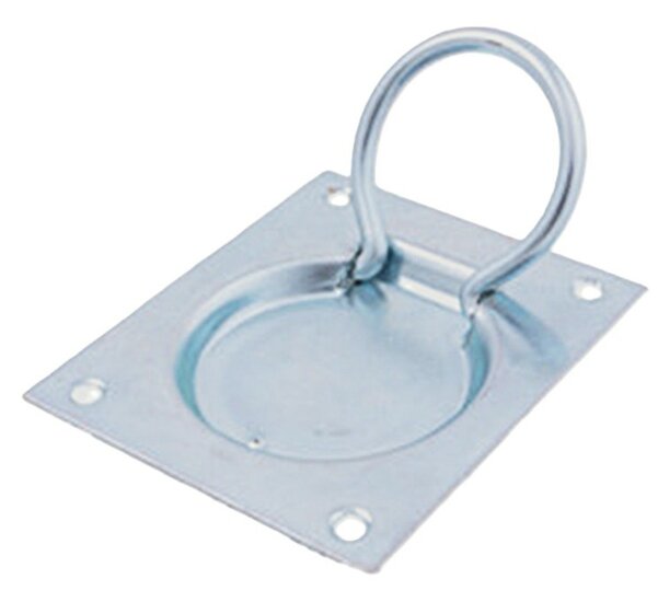 75mm x 95mm sjoroog verzinkt&nbsp;- vloeroog - luikring - bindoog voor de aanhanger - vloerring