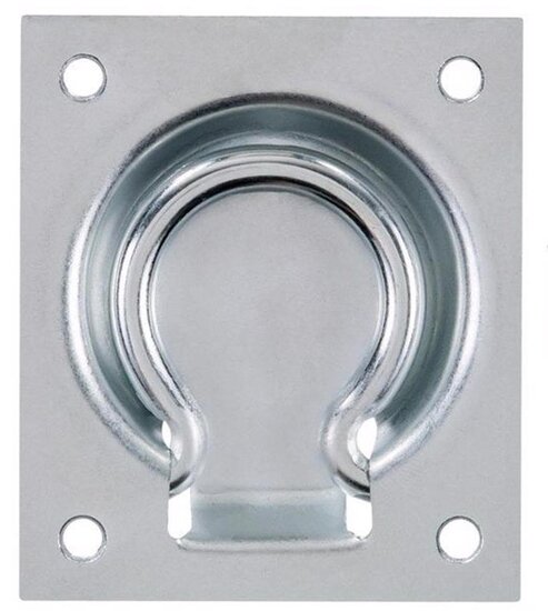 75mm x 95mm sjoroog verzinkt&nbsp;- vloeroog - luikring - bindoog voor de aanhanger - vloerring