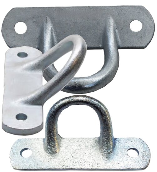 130 x 84 mm vastzet wandoog&nbsp;- zijwand beugel - anker - sjoroog - paardentrailer vastzetbeugel - aanhangerbevestingsbeuge