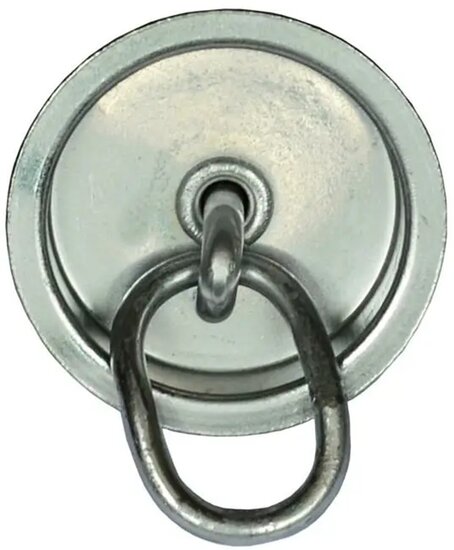 85 mm rond sjoroog - vloeroog ring 40&nbsp;x 60 mm - vloeranker - bindoog - vastzetring - bevestigingsoog - aanhangwagenvloer