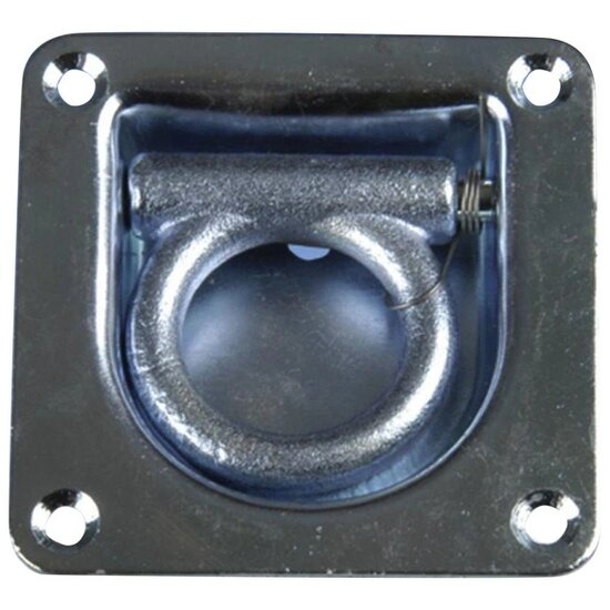 100 x 95 mm verzinkt vloeroog - aanhanger bindoog&nbsp;- sjoroog -&nbsp;bindhaak inbouw - vloeranker -&nbsp;vast zet ring