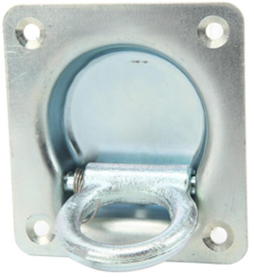 100 x 95 mm verzinkt vloeroog - aanhanger bindoog&nbsp;- sjoroog -&nbsp;bindhaak inbouw - vloeranker -&nbsp;vast zet ring