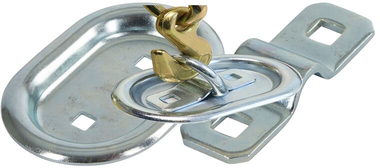 145 x 100 ovale verzinkte vloerring - verzonken sjoroog - vloeroog - bindoog - vloeranker - aanhanger bindring
