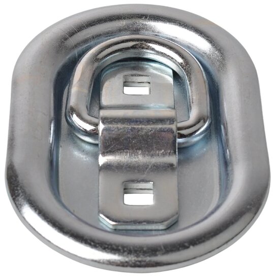 145 x 100 ovale verzinkte vloerring - verzonken sjoroog - vloeroog - bindoog - vloeranker - aanhanger bindring