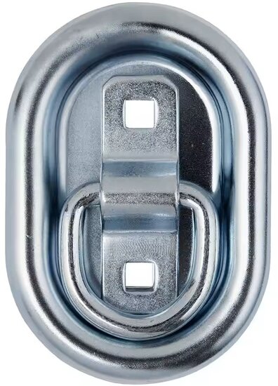 145 x 100 ovale verzinkte vloerring - verzonken sjoroog - vloeroog - bindoog - vloeranker - aanhanger bindring