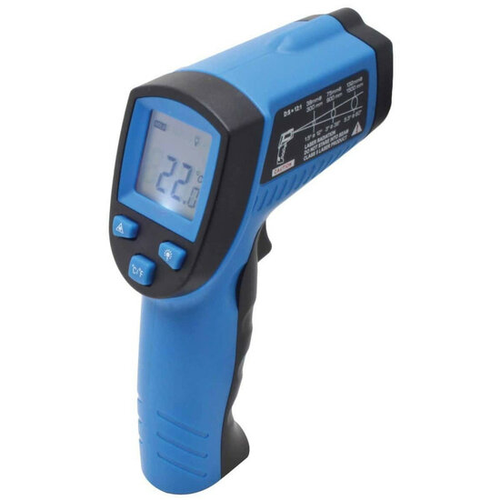 laser thermometer - infrarood thermo meter - laserpointer - pyrometer - infraroodmeter - satra