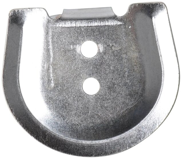 71 x 62 mm halfronde vloeranker - aanhangeroog - sjoroog - bindoog - vastzetoog - aanhanger beugel - vloerring 
