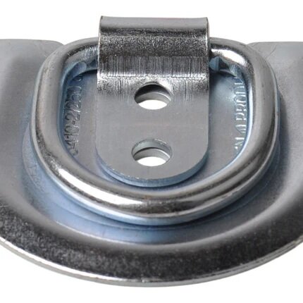 71 x 62 mm halfronde vloeranker - aanhangeroog - sjoroog - bindoog - vastzetoog - aanhanger beugel - vloerring 
