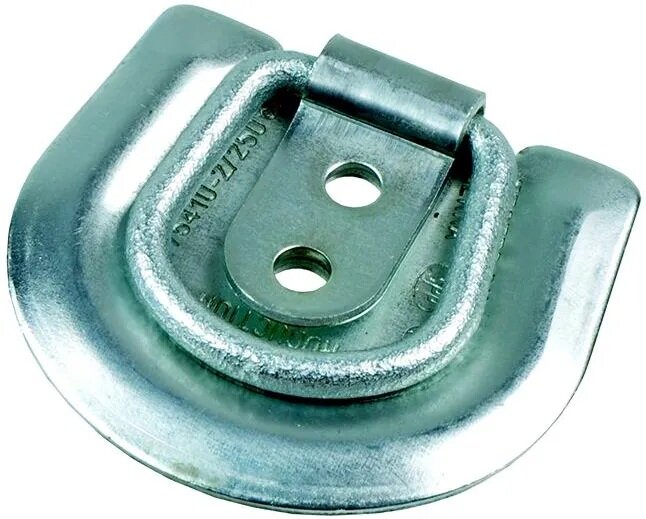 71 x 62 mm halfronde vloeranker - aanhangeroog - sjoroog - bindoog - vastzetoog - aanhanger beugel - vloerring 