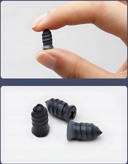 10 delige tubeless bandenreparatie schroeven - proppenset - bandenprop - autbandplug - schroefplug - satra