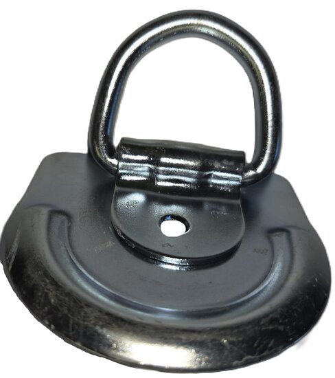 90 x 86 mm sjoroog met 1 bevestigingsgat 8 mm&nbsp;- bindoog - vloeroog - vloeranker - vloerring voor de aanhanger - vastzeto