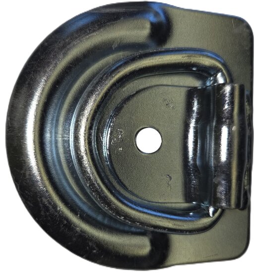 90 x 86 mm sjoroog met 1 bevestigingsgat 8 mm&nbsp;- bindoog - vloeroog - vloeranker - vloerring voor de aanhanger - vastzeto