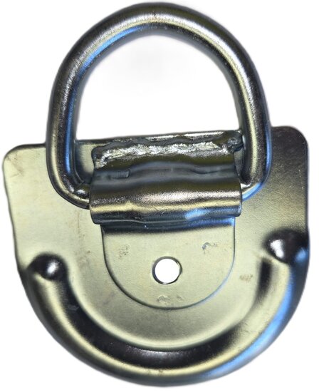 90 x 86 mm sjoroog met 1 bevestigingsgat 8 mm&nbsp;- bindoog - vloeroog - vloeranker - vloerring voor de aanhanger - vastzeto