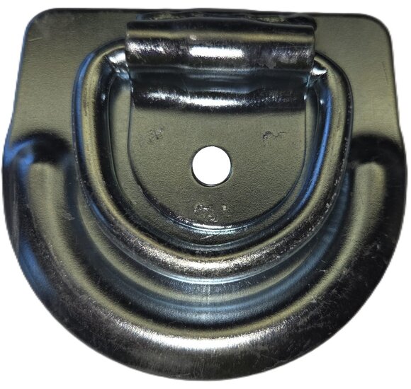 90 x 86 mm sjoroog met 1 bevestigingsgat 8 mm&nbsp;- bindoog - vloeroog - vloeranker - vloerring voor de aanhanger - vastzeto