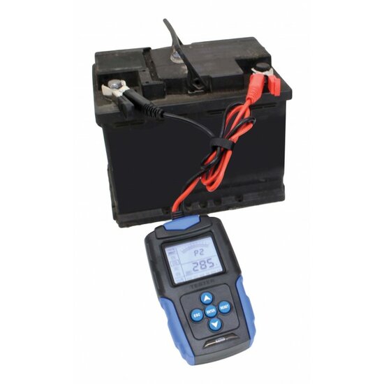12 en 24 volt accutester met lcd scherm - automatische accu tester - digitale tester - batterijtester - satra