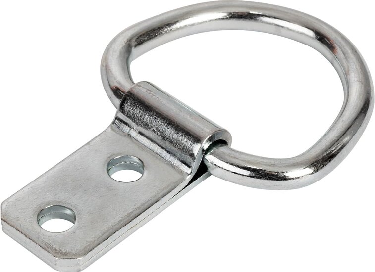 45 x 35 mm verzinkt sjoroog enkel&nbsp;- klapbaar bindhaak - vloeranker - aanhangeroog - vastzetoog - vloerring