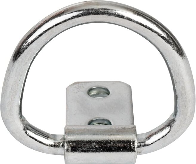 45 x 35 mm verzinkt sjoroog enkel&nbsp;- klapbaar bindhaak - vloeranker - aanhangeroog - vastzetoog - vloerring