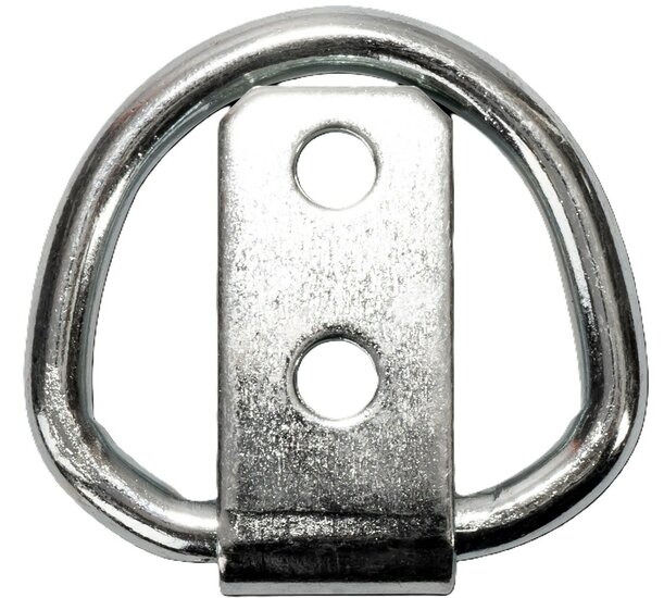 45 x 35 mm verzinkt sjoroog enkel&nbsp;- klapbaar bindhaak - vloeranker - aanhangeroog - vastzetoog - vloerring