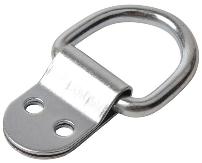 70 x 26 mm verzinkt sjoroog klapbaar&nbsp;-&nbsp;bindoog - dekoog - aanhangeroog - vloeroog - vastzetring - bindring voor v
