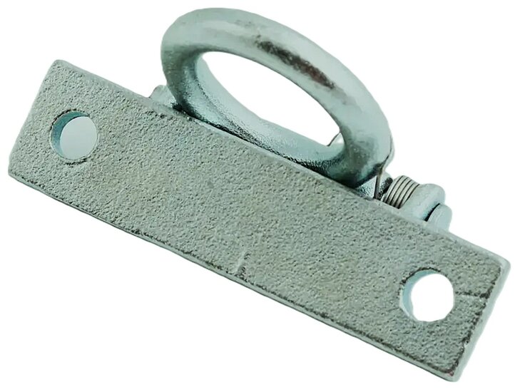 90 x 23 mm verzinkt sjoroog zijwand - vloeranker klapbaar - bindoog - aanhangeroog - sjorring op voetplaat 
