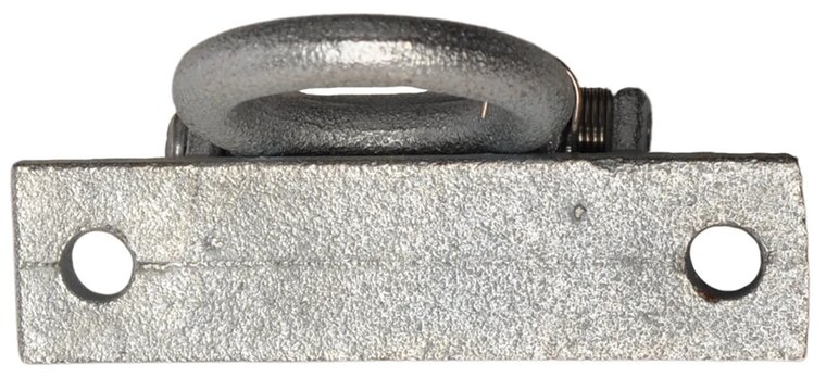 90 x 23 mm verzinkt sjoroog zijwand - vloeranker klapbaar - bindoog - aanhangeroog - sjorring op voetplaat 