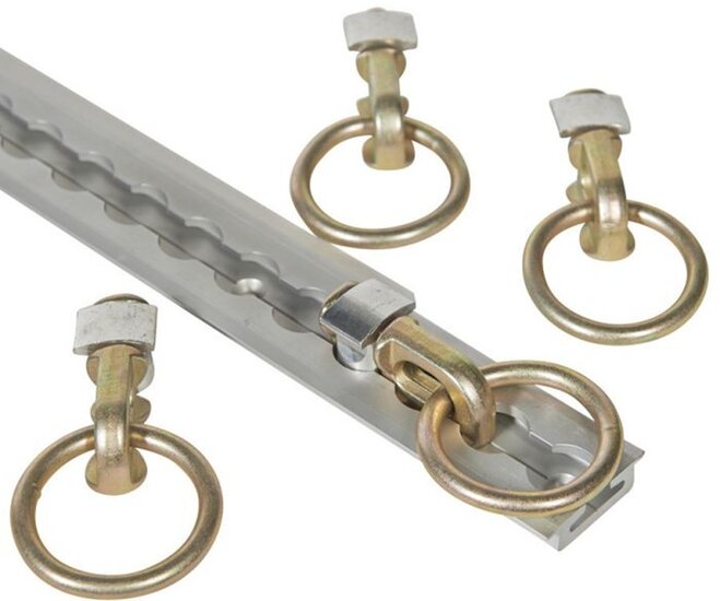 39 mm vliegtuigsluiting 5 ton&nbsp;- sjoroog - vastzetoog - bindoog - bindrail oog - vastzetring