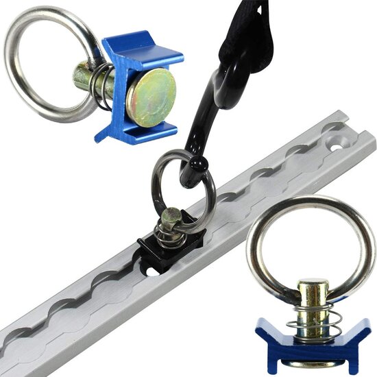 30 mm vliegtuigrail sjoroog - vastzetoog - bindoog - bindrail oog - airline rail anker - bindring&nbsp;