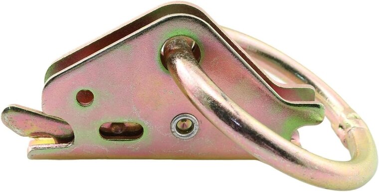 48 mm klikrail&nbsp;spanoog -&nbsp;bindrail ring voor sleufrail&nbsp;- vloerring - wandoog - sjoroog voor rail - sleufgat