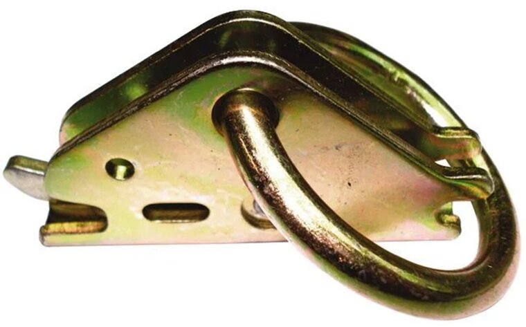 48 mm klikrail&nbsp;spanoog -&nbsp;bindrail ring voor sleufrail&nbsp;- vloerring - wandoog - sjoroog voor rail - sleufgat