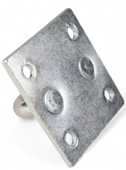 40 x 40 mm 5 mm dik verzinkt dekoog -&nbsp;vloeroog - bindoog - aanhangeroog - montagebeugel&nbsp;- grondplaat&nbsp;