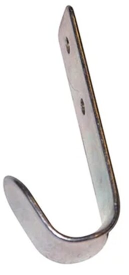 80 x 20 mm verzinkt touwhaak schroefbaar - sjorhaak - spanhaak