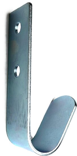 80 x 20 mm verzinkt touwhaak schroefbaar - sjorhaak - spanhaak