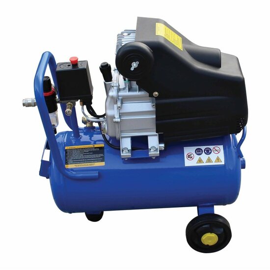 24 liter compressor - 220 volt luchtcompressor - pneumatische compressor - persluchtcompressor - satra
