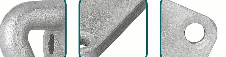 40 x 45 mm &nbsp;gegalvaniseerd metalen driehoek touwhaak - schroefbaar sjorhaak 3 gaten - spanhaak- aanhangerhaak