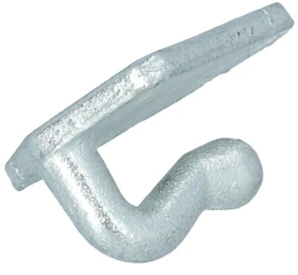 40 x 45 mm &nbsp;gegalvaniseerd metalen driehoek touwhaak - schroefbaar sjorhaak 3 gaten - spanhaak- aanhangerhaak