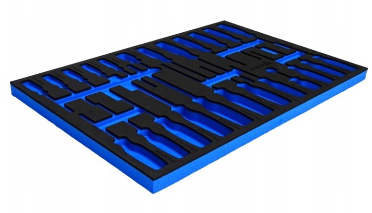 24 delige foam inlay - schroevendraaier inlegstuk - gereedschapswagen inzetstuk - asta