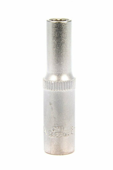 6 mm twaalfkant dop - 1/4 duims aansluiting - dopsleutel - rateldop - dop - asta