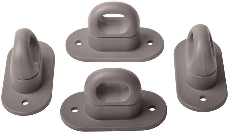 42 x 22 mm draaisluiting kunststof - zeilsluiting - patentdraaier - twistlock voor dekzeilen en gaaskleden - tourniquet draaier