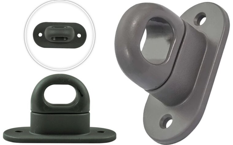 42 x 22 mm draaisluiting kunststof - zeilsluiting - patentdraaier - twistlock voor dekzeilen en gaaskleden - tourniquet draaier