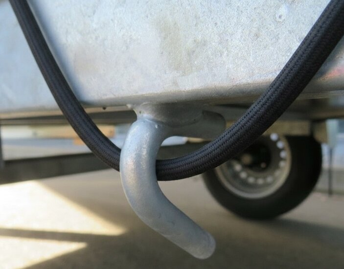 10 mm dik 65 mm lang lasbaar touwhaak&nbsp;- metalen&nbsp;aanhangerhaak - bindhaak - trailerhaak&nbsp; - sjorhaak