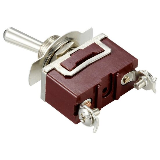13x30 mm tuimelschakelaar 15 amp&egrave;re - 250 volt on/off/on schakelaar - wipschakelaar - gmp